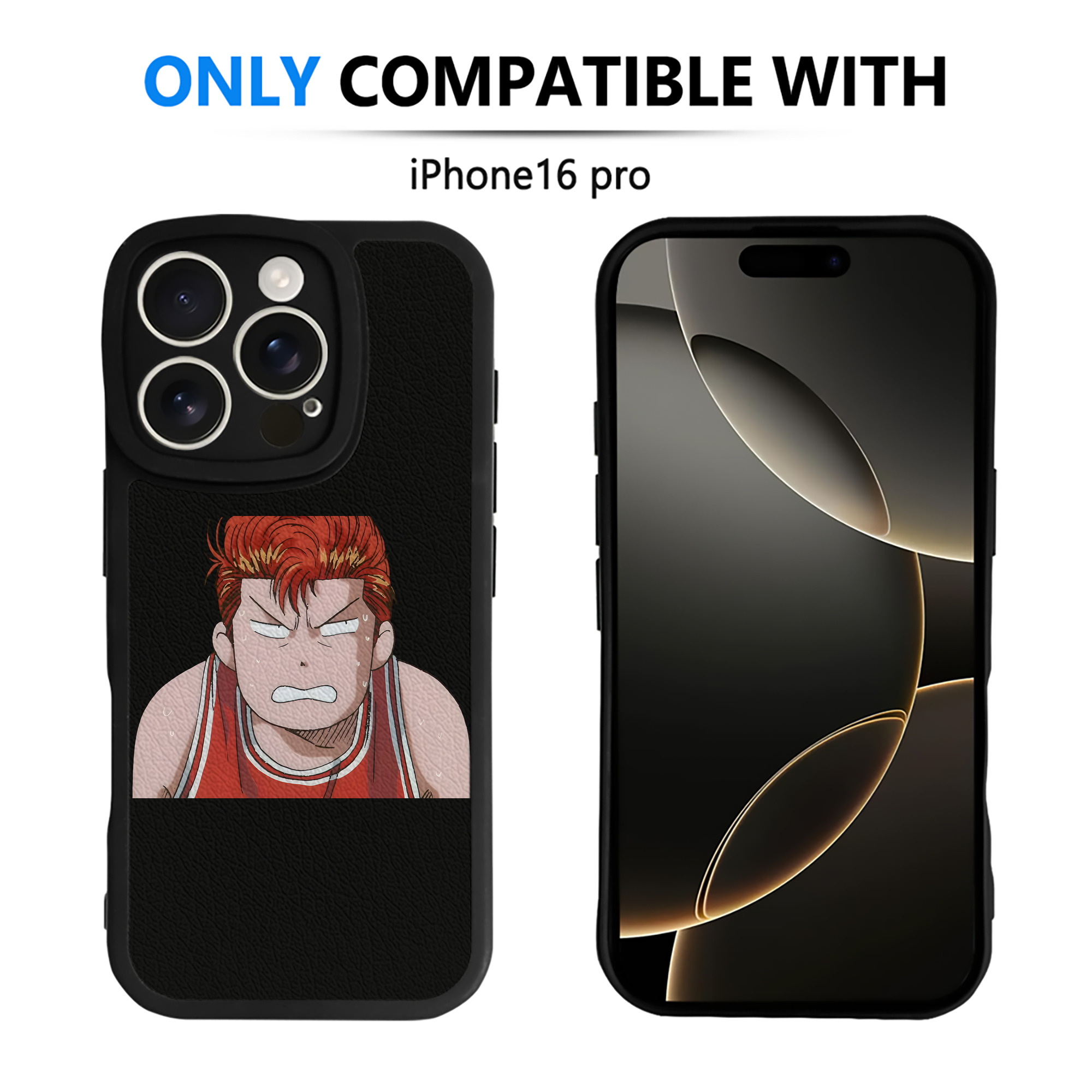 （画像用） SLAM DUNK／スラムダンク 【iPhone 16シリーズ対応】シリコンスマホケース（レザー調） 材質：シリコン